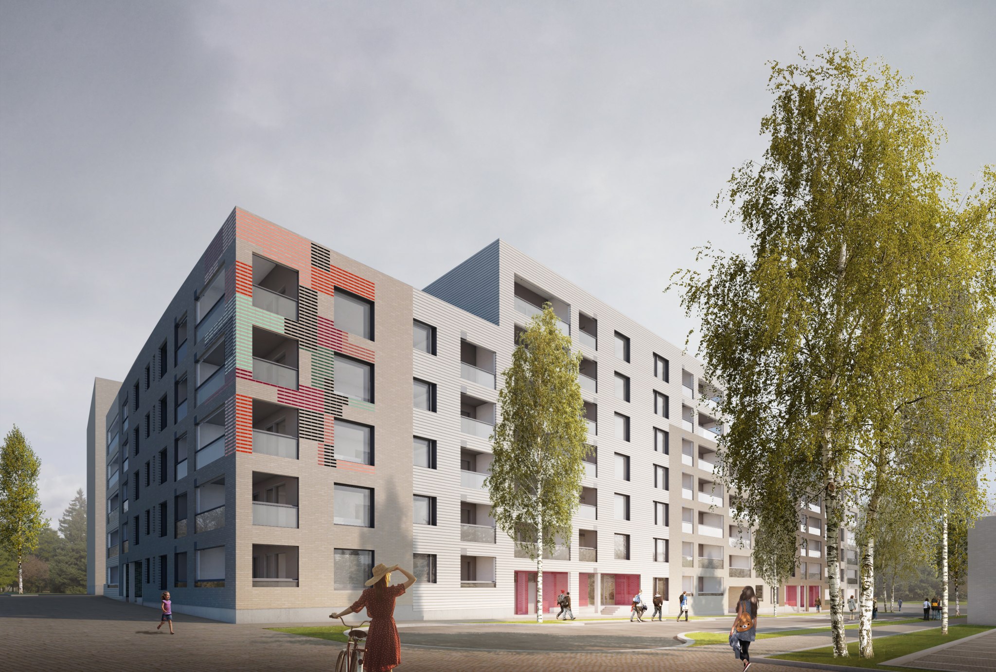 Postipuisto Housing - JKMM