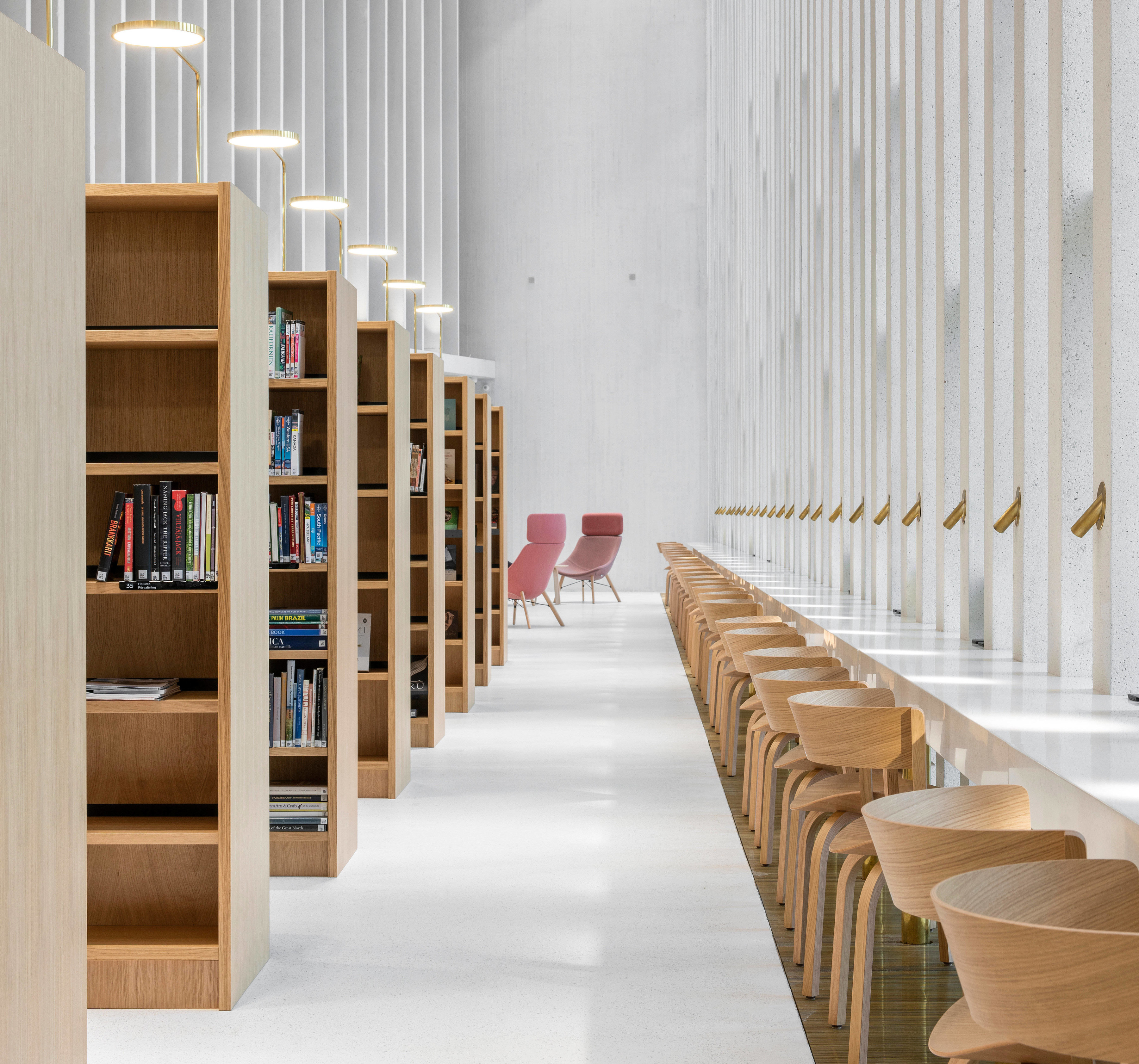 Kirkkonummi Library Interior JKMM